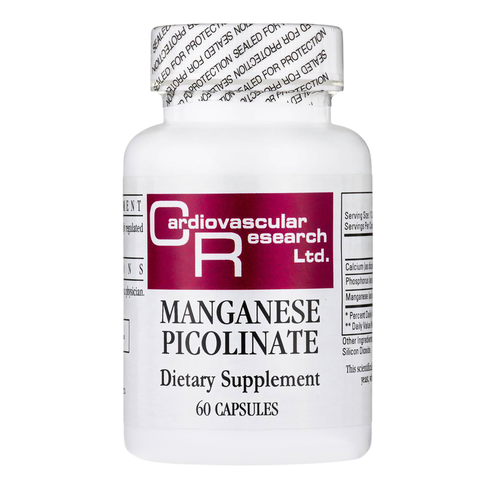 Manganese Picolinate, 60 Capsules