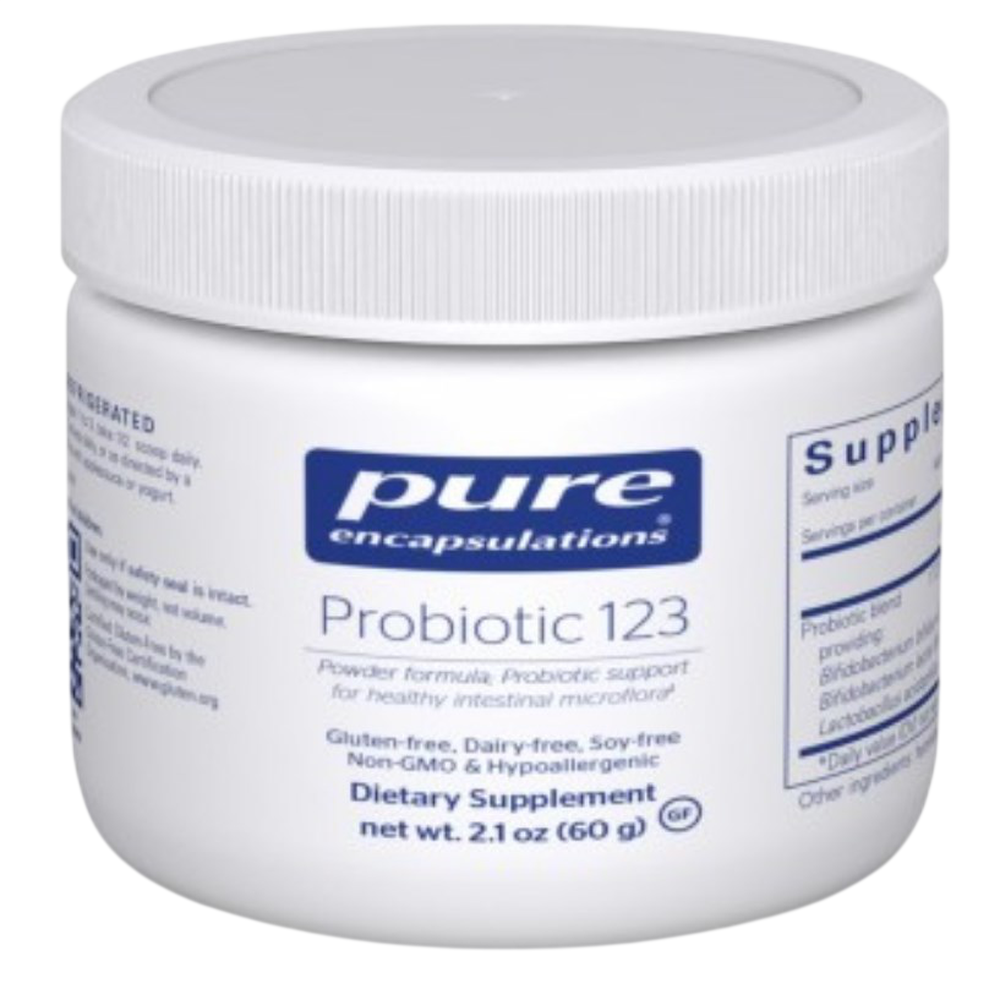 Probiotic 123, 2.82 Oz (80 g) Powder , Brand_Pure Encapsulations Emersons powder