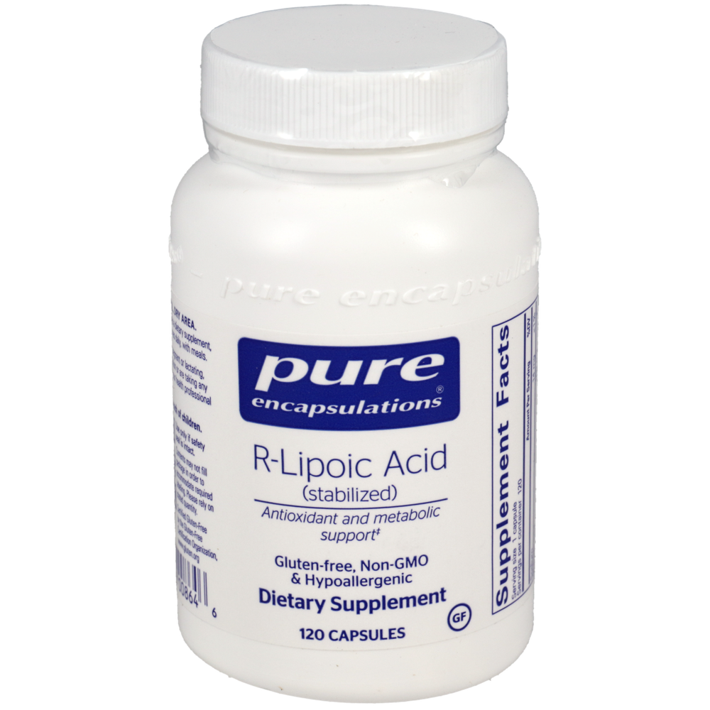 R-Lipoic Acid (stabilized), 120 Capsules , Brand_Pure Encapsulations caps Emersons Form_Capsules Requires Consultation Size_120 Capsules