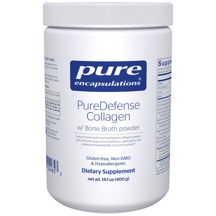 PureDefense Collagen w/ Bone Broth, 400 Grams , Brand_Pure Encapsulations Form_Powder Requires Consultation Size_400 Grams