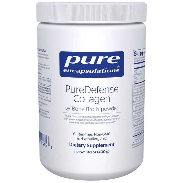 PureDefense Collagen w/ Bone Broth, 400 Grams , Brand_Pure Encapsulations Form_Powder Requires Consultation Size_400 Grams