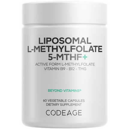 Liposomal L-Methylfolate 5-MTHF+, 60 Capsules