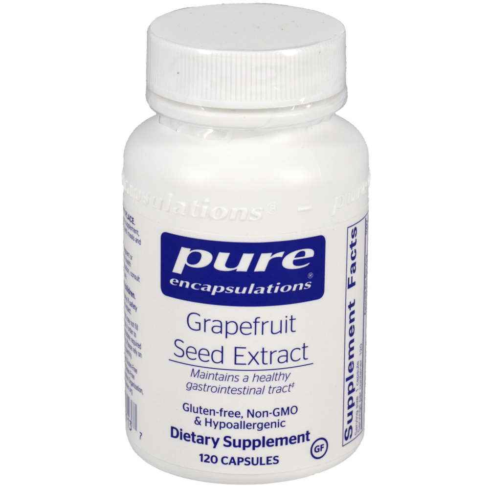 Grapefruit Seed Extract, 120 Capsules , Brand_Pure Encapsulations caps Emersons