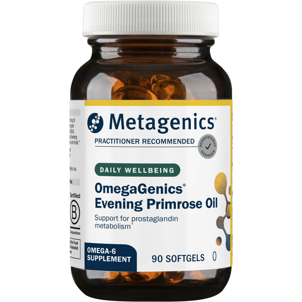 OmegaGenics® Evening Primrose Oil, 90 Softgels , Emersons Form_Softgels softgels