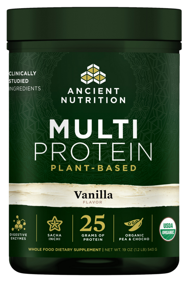 Ancient Nutrition Multi Protein (Plant) - Vanilla Bean - front