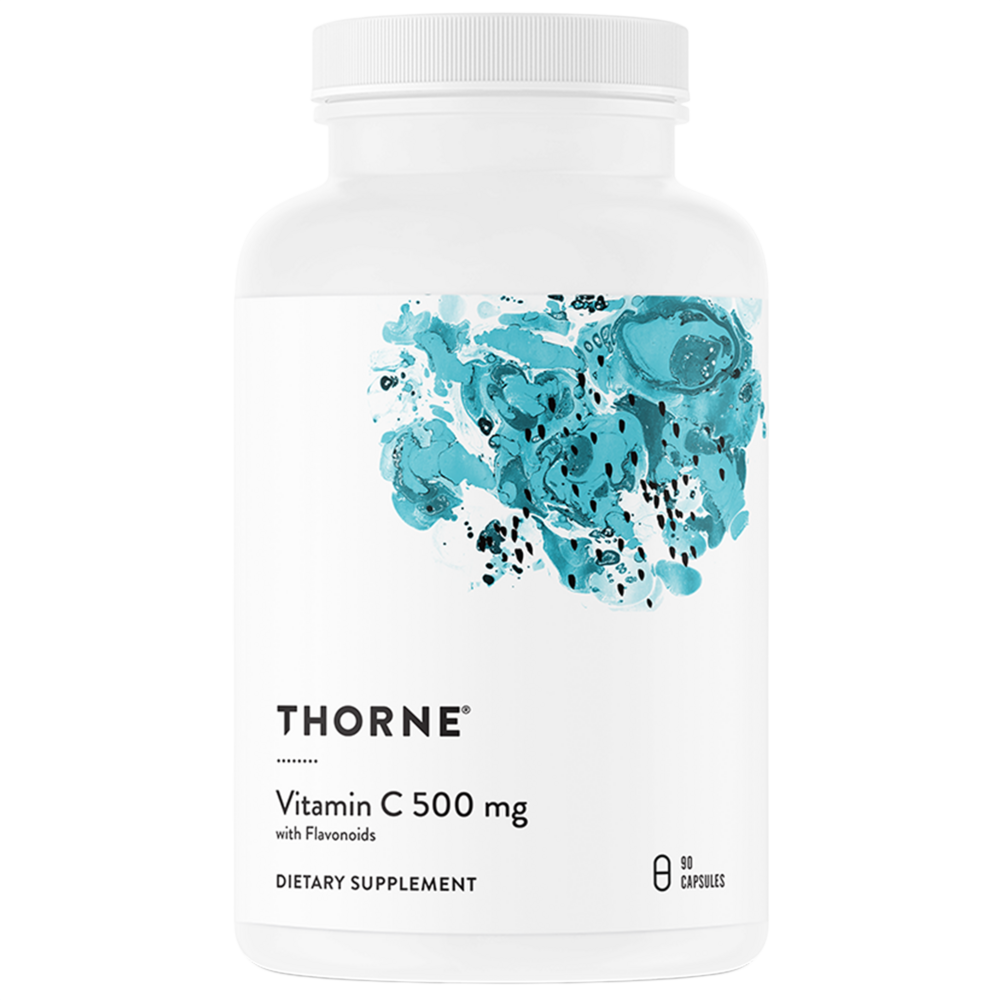 Vitamin C 500 mg, 90 Capsules , Brand_Thorne Research Form_Capsules Size_90 Capsules