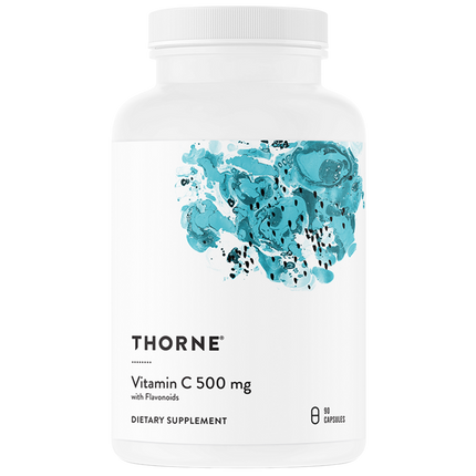 Vitamin C 500 mg, 90 Capsules , Brand_Thorne Research Form_Capsules Size_90 Capsules