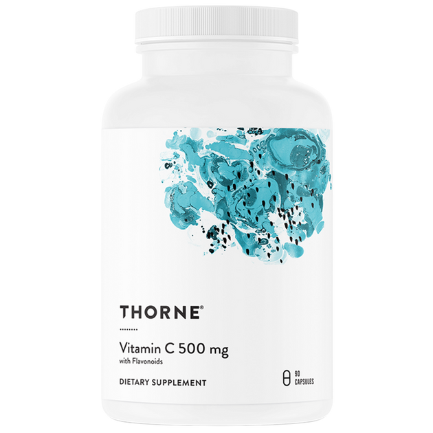 Vitamin C 500 mg, 90 Capsules , Brand_Thorne Research Form_Capsules Size_90 Capsules