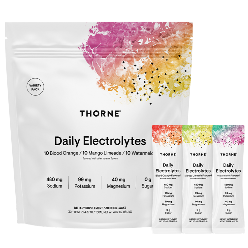 Daily Electrolytes Variety Pack, 30 Packets , Brand_Thorne Research Form_Packets Size_30 Packets
