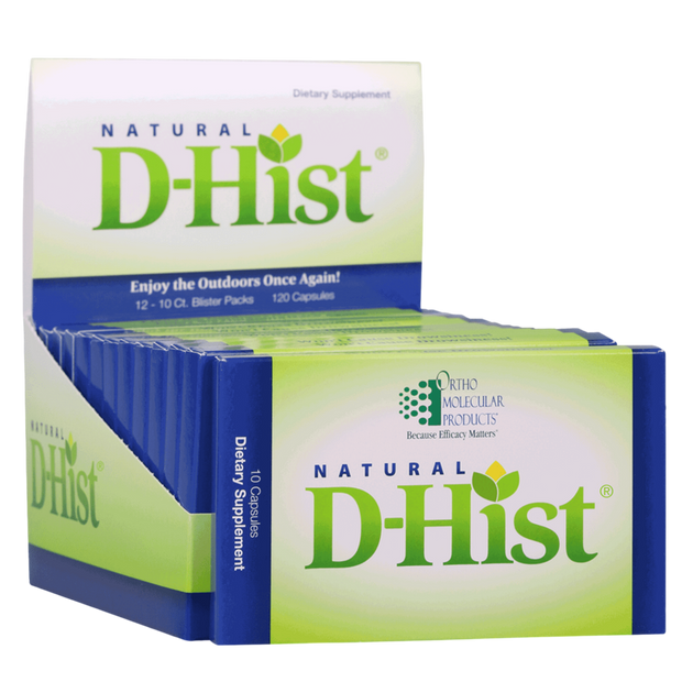 Natural D-Hist Blister Packs, 120 capsules , Brand_Ortho Molecular caps Form_Capsules Requires Consultation Size_120 Caps