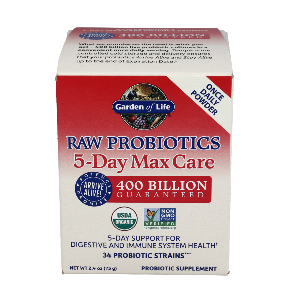 Raw Probiotics™ 5-Day Max Care Powder, 2.4 oz