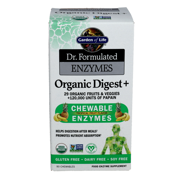 Dr. Formulated ENZYMES Organic Digest+, 90 Tablets