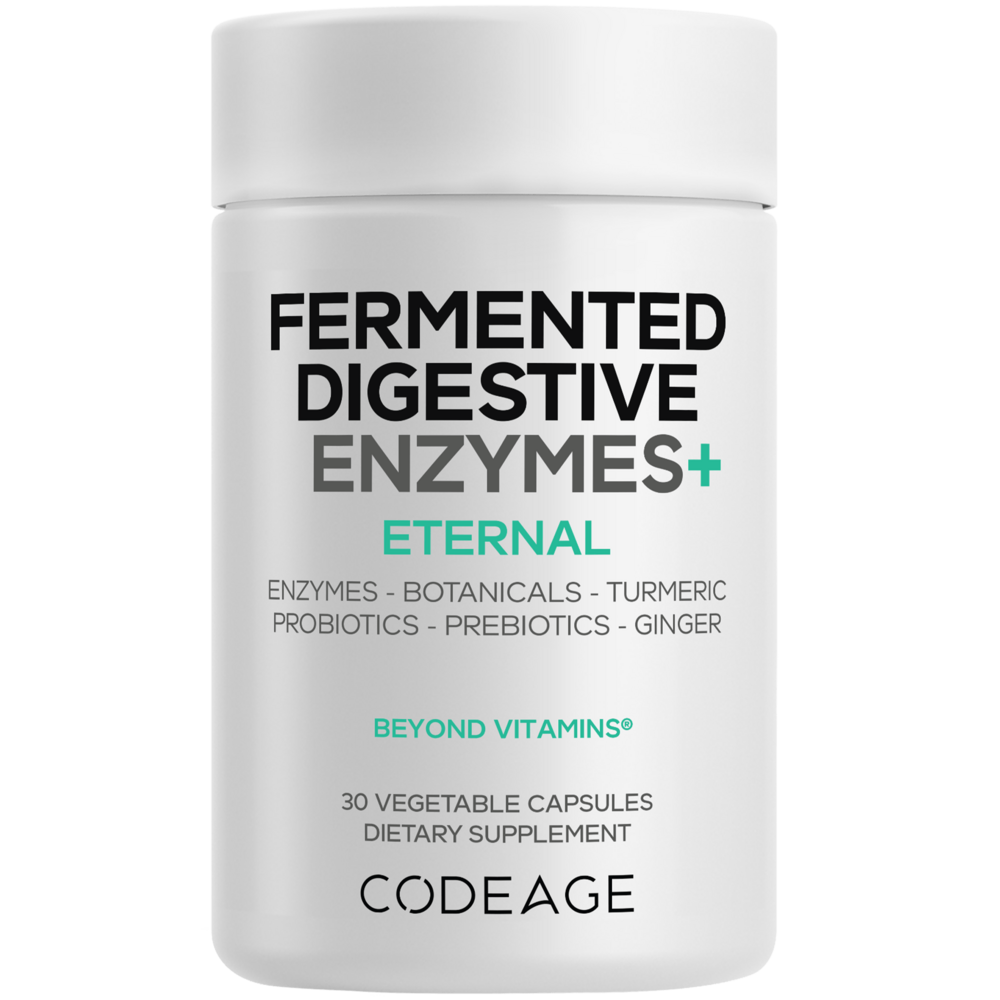 Fermented Digestive Enzymes+, 30 Capsules