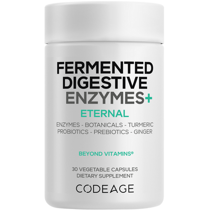 Fermented Digestive Enzymes+, 30 Capsules