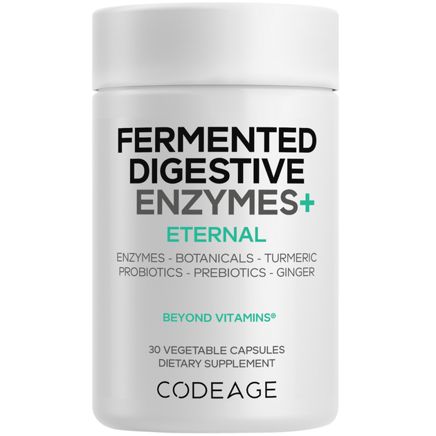 Fermented Digestive Enzymes+, 30 Capsules