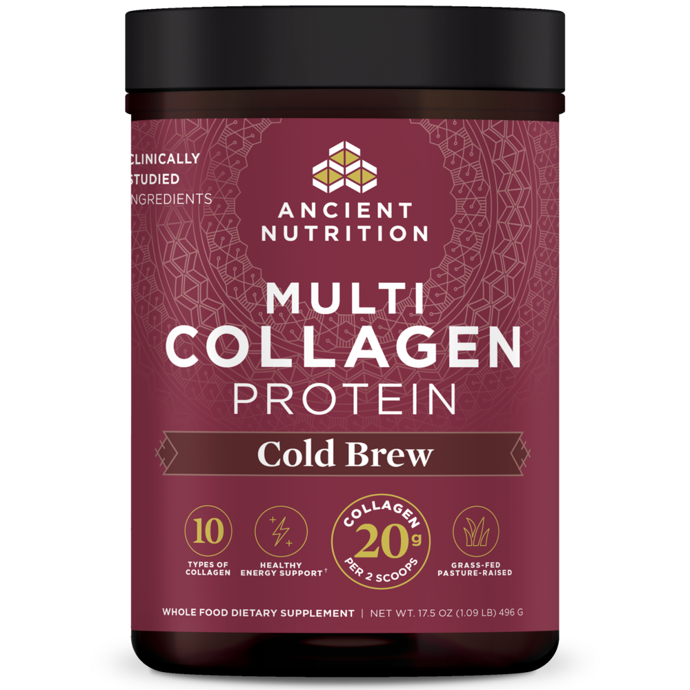 Ancient Nutrition Multi Collagen Protein, Cold Brew - front