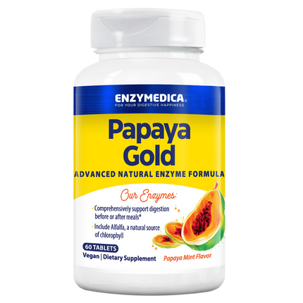 Papaya Gold Advanced Natural Enzyme Formula, 60 Tablets
