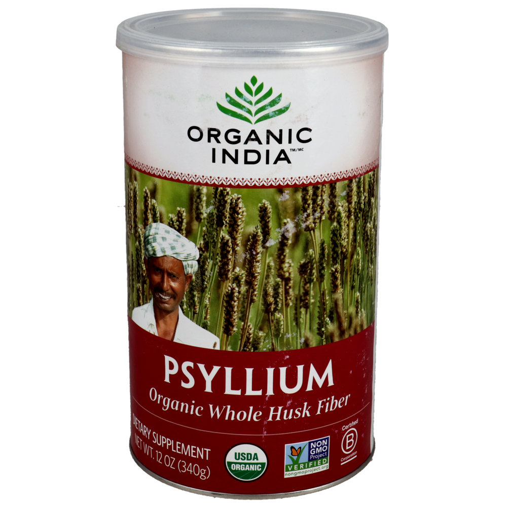 Organic Whole Husk Fiber Psyllium, 12 Oz (340 g) Powder , 20% Off - Everyday [On] Ayurveda Brand_Organic India Form_Powder