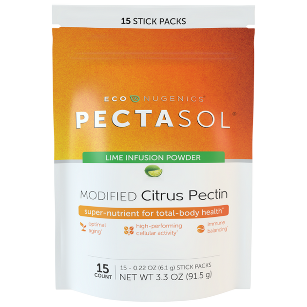 Pectasol Lime Flavor Stick Packs, 15 Packets