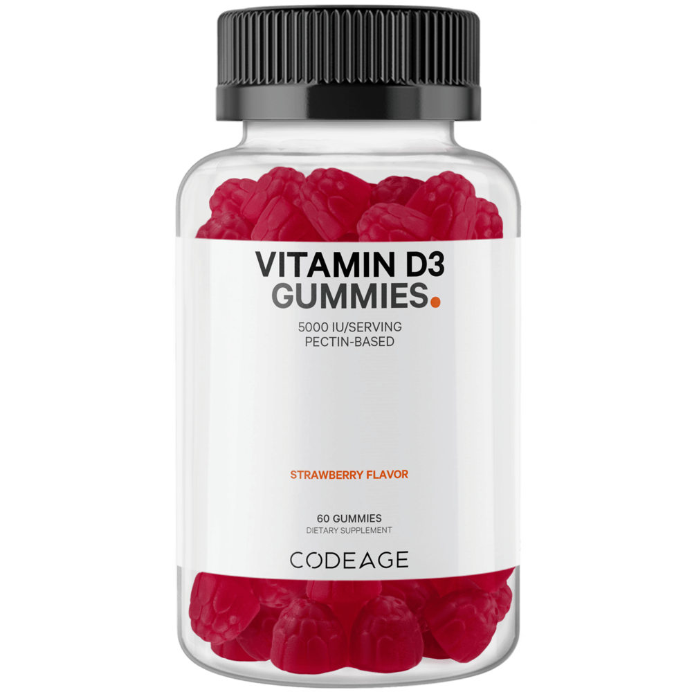 Vitamin D3 5000IU Gummies, 60 Gummies