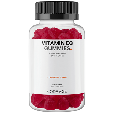 Vitamin D3 5000IU Gummies, 60 Gummies