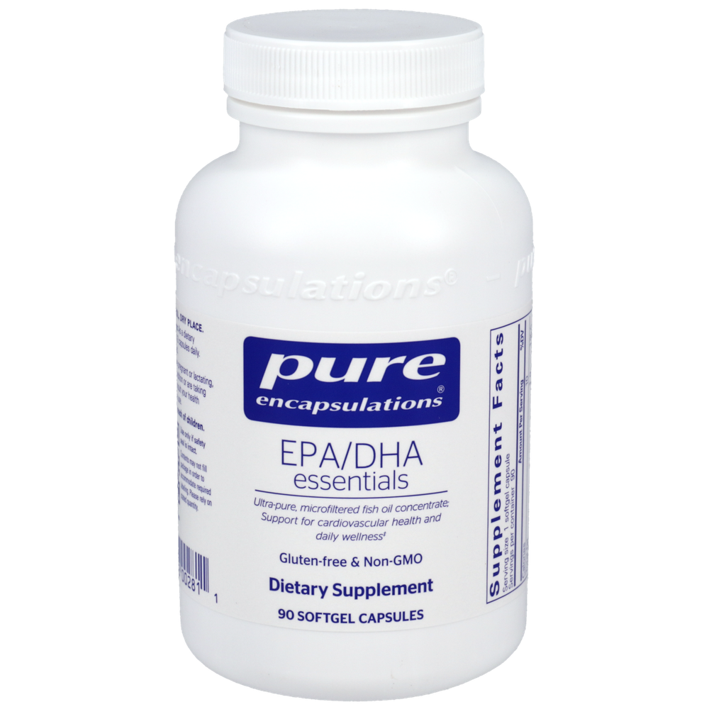 EPA/DHA essentials, 90 Softgel Capsules , Brand_Pure Encapsulations Form_Softgel Capsules Not Emersons Size_90 Softgels softgels