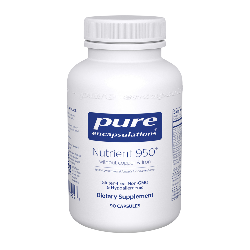 Nutrient 950® without Copper & Iron, 90 Capsules , Brand_Pure Encapsulations caps Form_Capsules Not Emersons Size_90 Caps