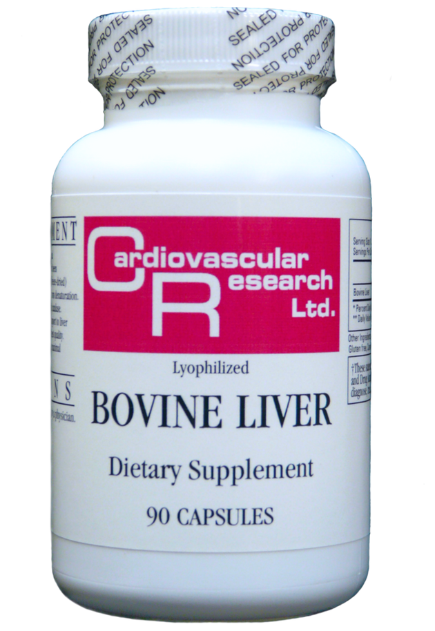 Lyophilized Bovine Liver, 90 Capsules