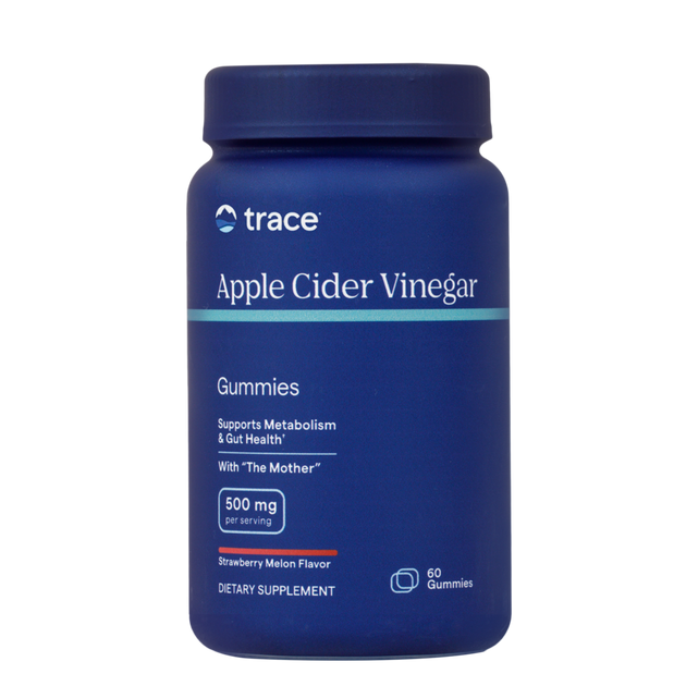 Apple Cider Vinegar Gummies - Strawberry Melon, 60 Gummies , Brand_Trace Minerals Form_Gummies Size_60 Gummies