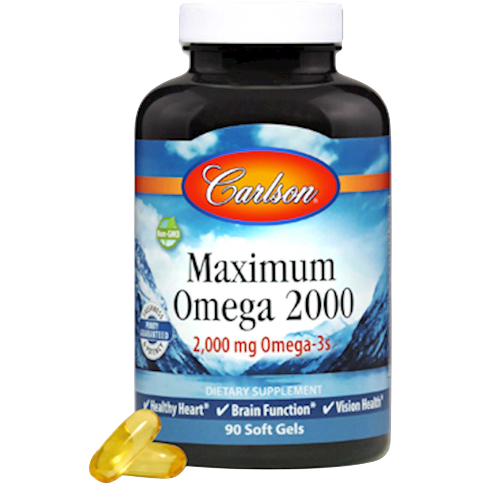 Maximum Omega 2000 (Bonus Bottle), 90 Softgels