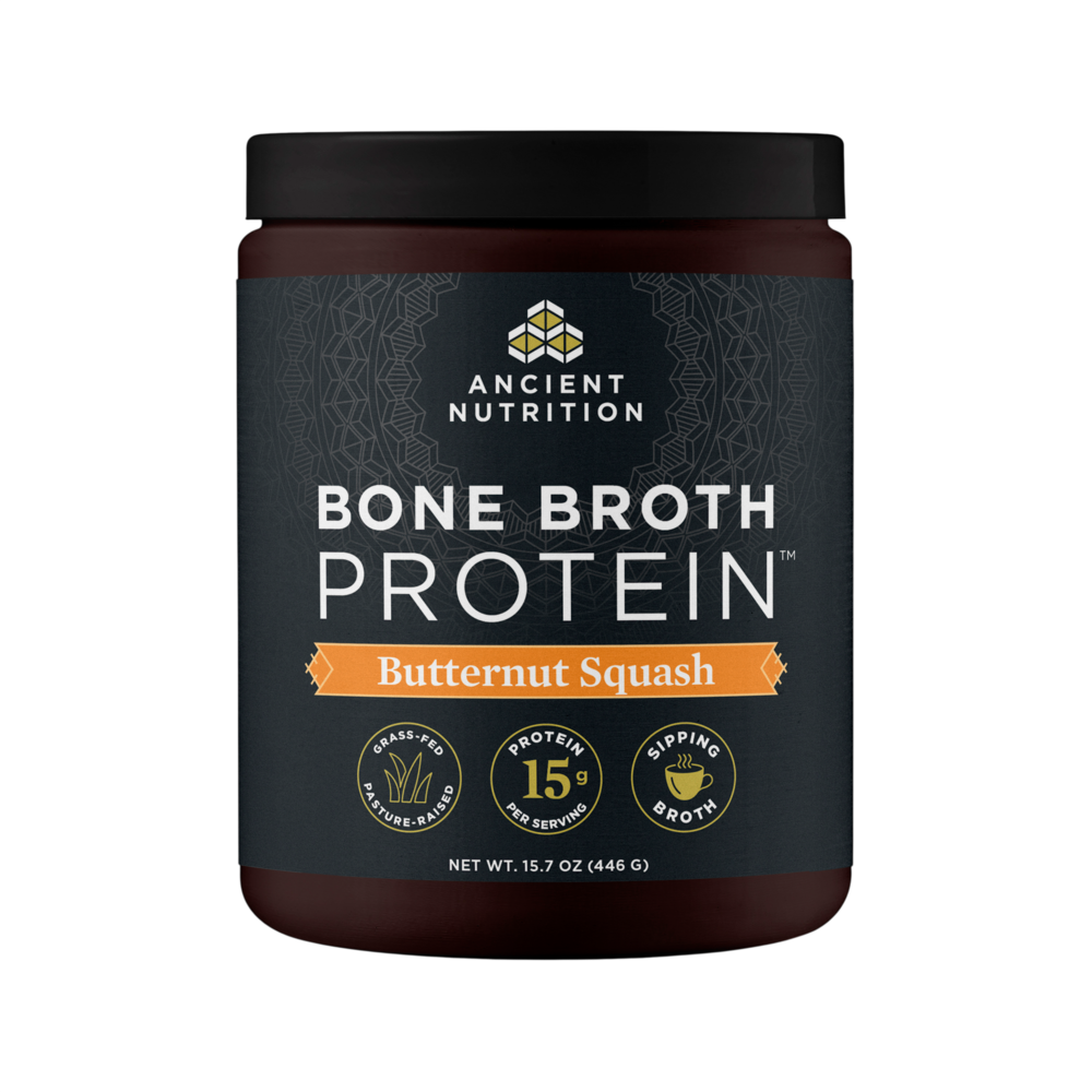 Ancient Nutrition Bone Broth Protein Butternut Squash - front