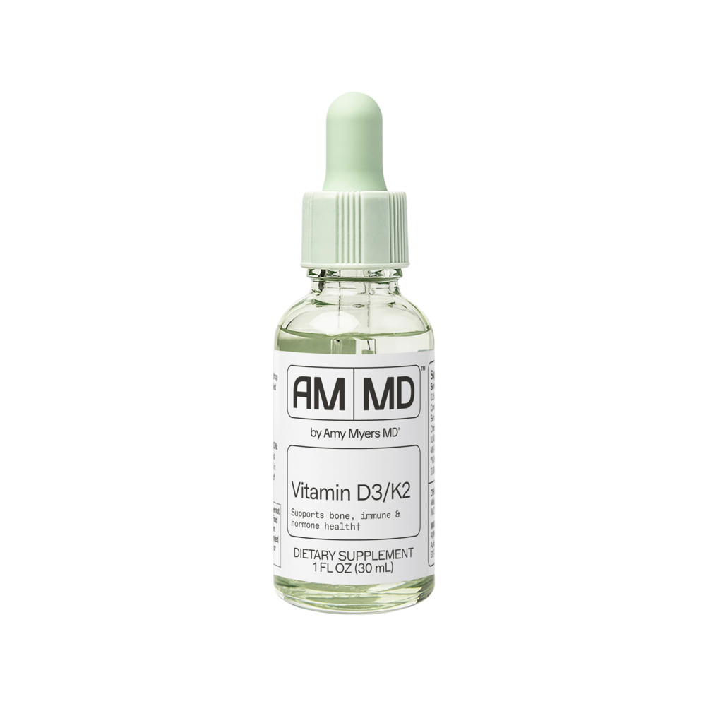 Amy Myers MD Vitamin D3 K2 Liquid - front