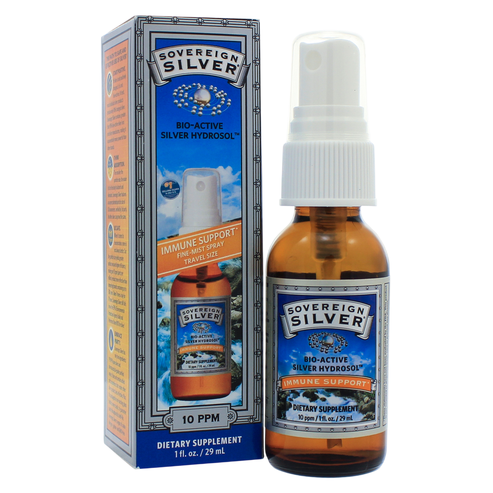 Bio-Active Silver Hydrosol™, 10 ppm, Fine Mist Spray, 1 Fl Oz (29 mL) Liquid — front