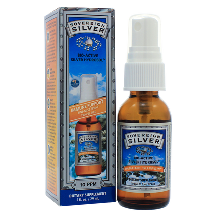 Bio-Active Silver Hydrosol™, 10 ppm, Fine Mist Spray, 1 Fl Oz (29 mL) Liquid — front