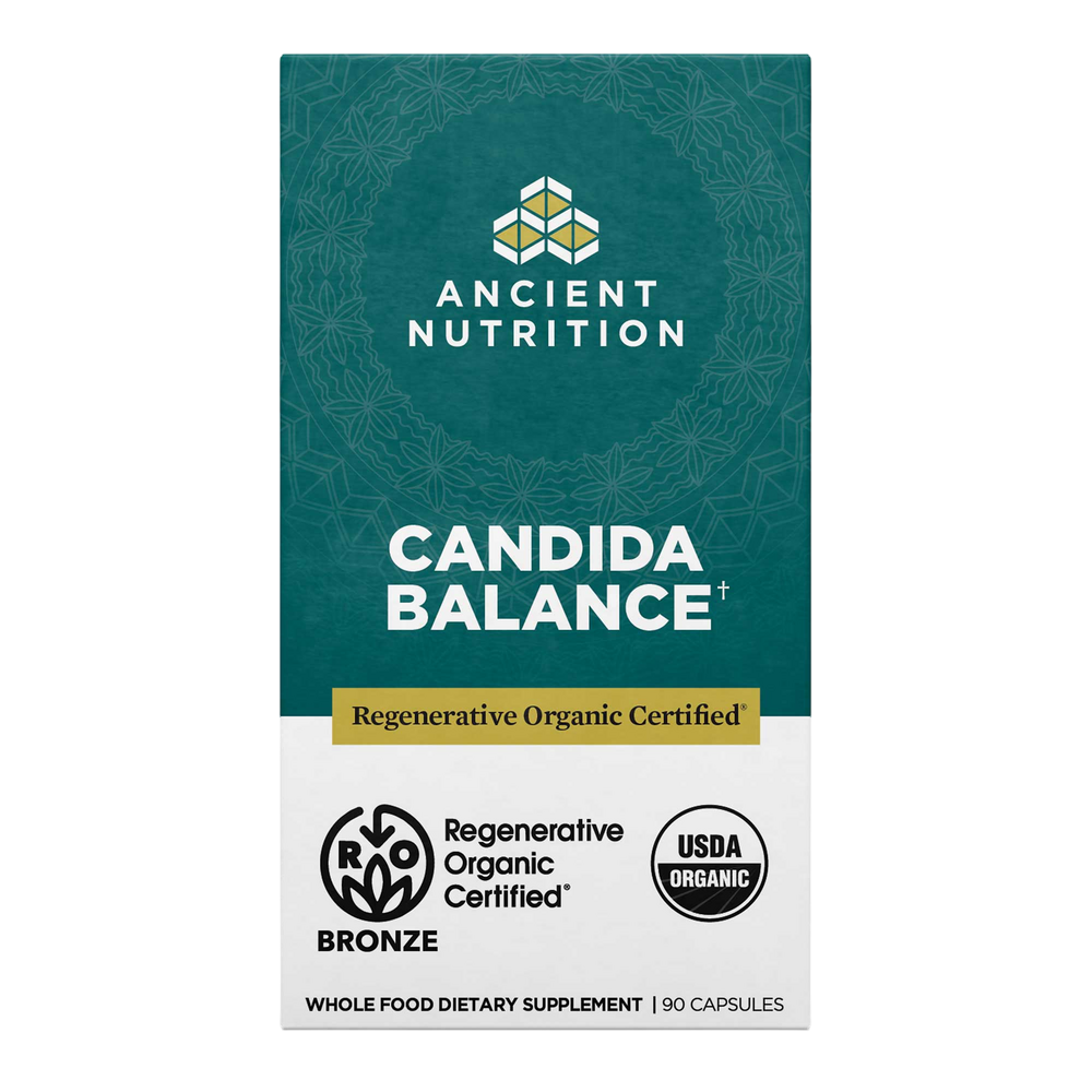 Ancient Nutrition Regenerative Organic Certified Candida Balance - front