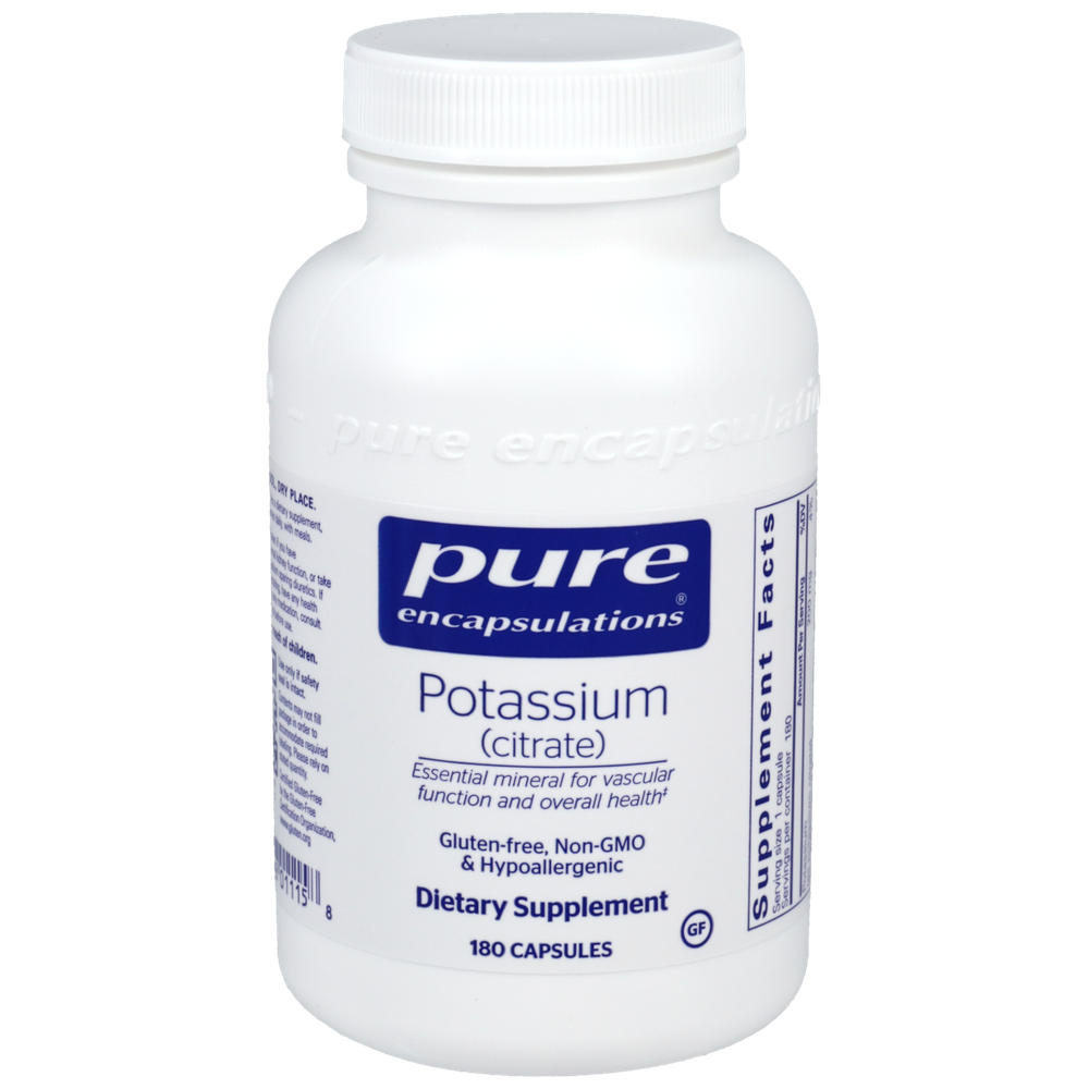 Potassium (Citrate), 180 Capsules , Brand_Pure Encapsulations Form_Capsules Requires Consultation Size_180 Capsules