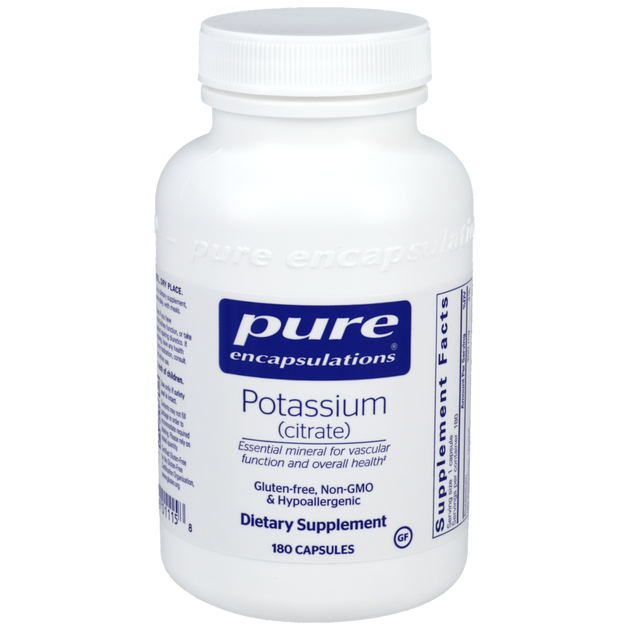 Potassium (Citrate), 180 Capsules , Brand_Pure Encapsulations Form_Capsules Requires Consultation Size_180 Capsules