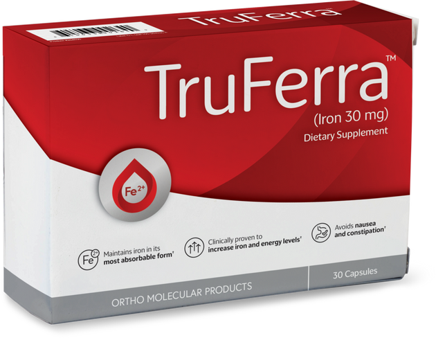 TruFerra, 30 capsules , Brand_Ortho Molecular caps Form_Capsules Requires Consultation Size_30 Caps