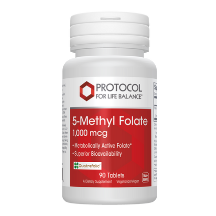5-Methyl Folate 1,000mcg, 90 Tablets , Brand_Protocol for Life Balance Form_Tablets Requires Consultation Size_90 Tablets tablets