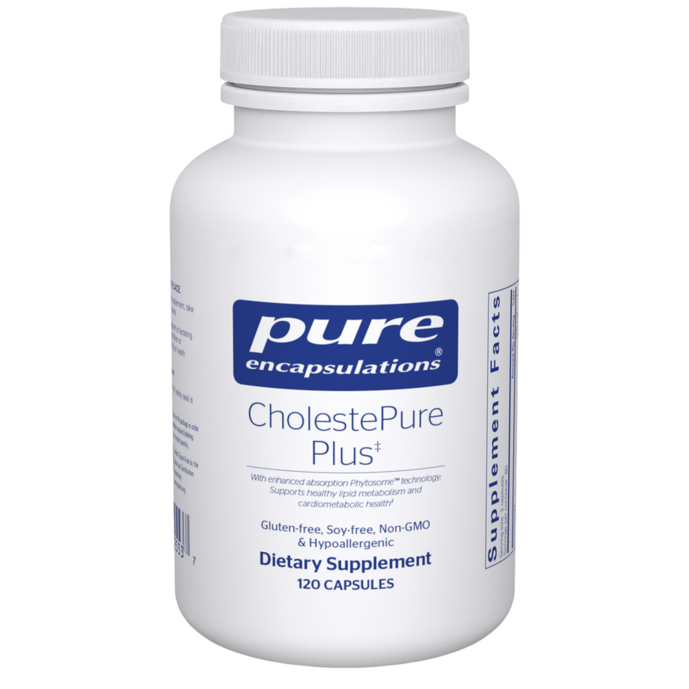 CholestePure Plus, 120 capsules , Brand_Pure Encapsulations caps Capsules Cardiovascular Support Cholesterol Support Emersons Heart Health Phytosterols Pure Encapsulations