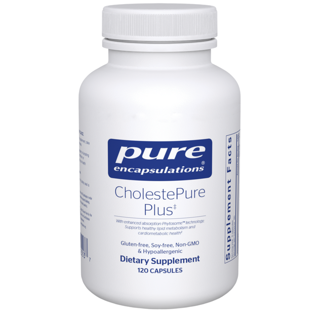 CholestePure Plus, 120 capsules , Brand_Pure Encapsulations caps Capsules Cardiovascular Support Cholesterol Support Emersons Heart Health Phytosterols Pure Encapsulations