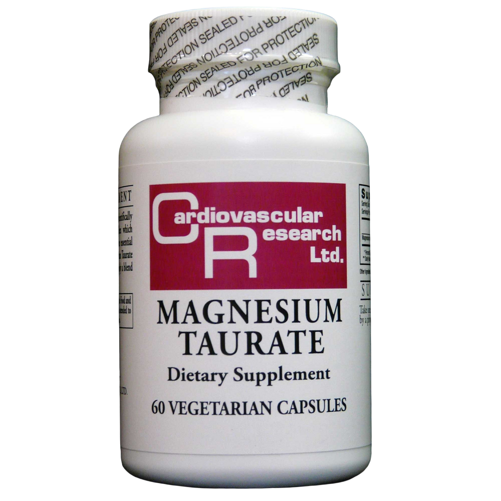 Magnesium Taurate 125mg, 60 Capsules