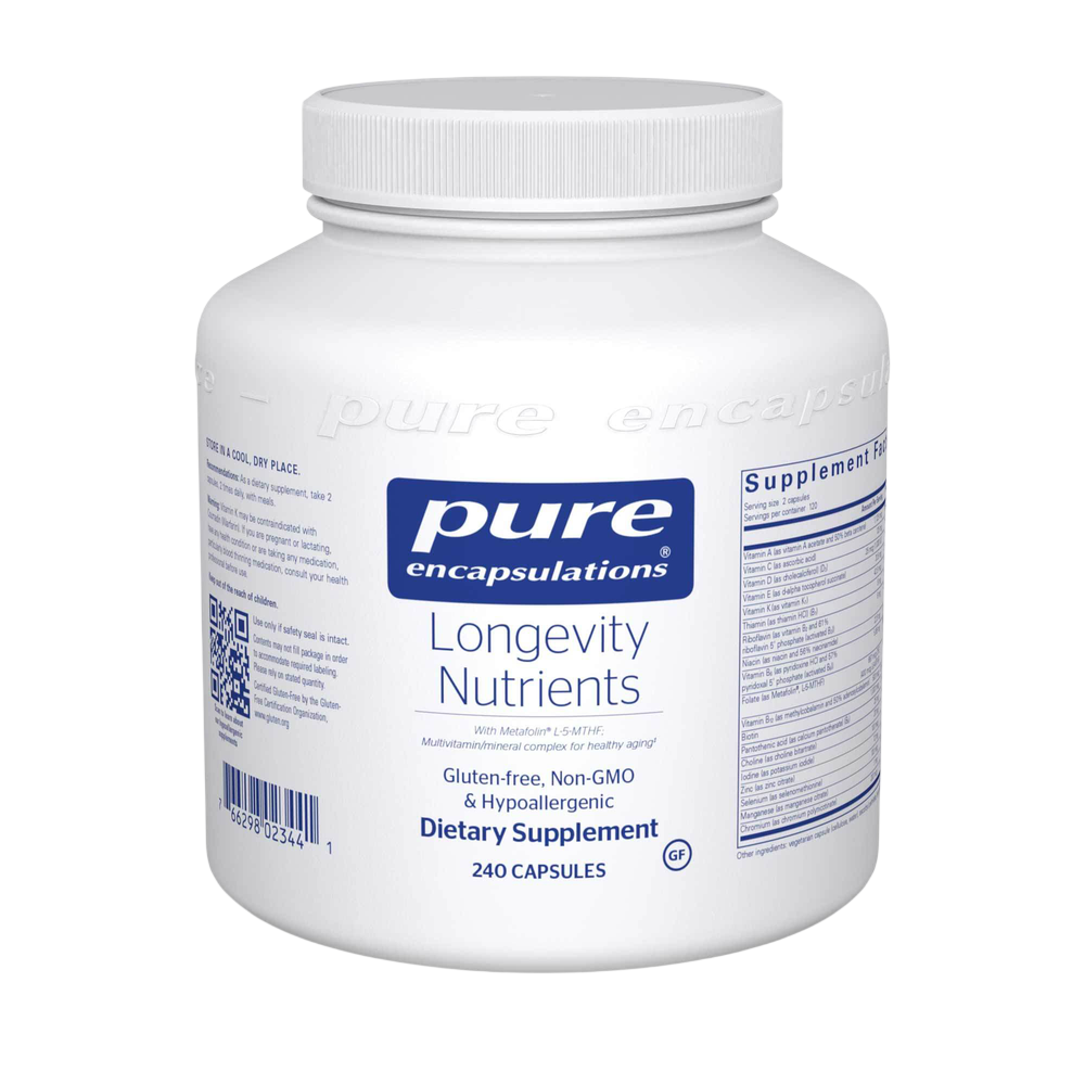 Longevity Nutrients, 240 Capsules , Brand_Pure Encapsulations caps Emersons Form_Capsules Requires Consultation Size_240 Capsules