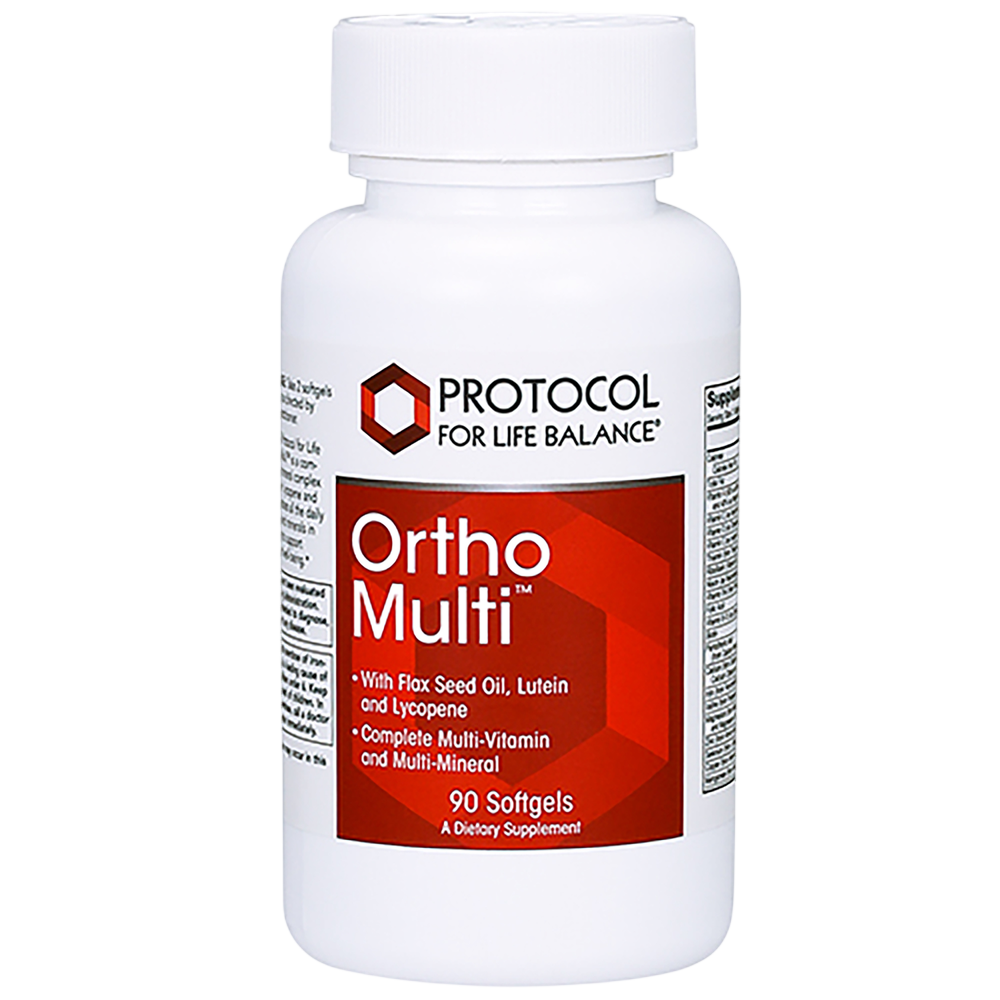 Ortho Multi w/ 400mg Flax Oil, 90 Softgels , Brand_Protocol for Life Balance Form_Softgels Requires Consultation Size_90 Softgels softgels