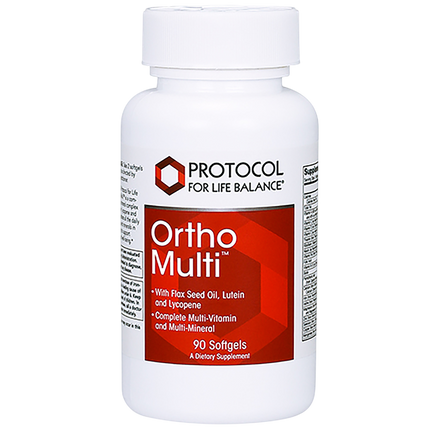 Ortho Multi w/ 400mg Flax Oil, 90 Softgels , Brand_Protocol for Life Balance Form_Softgels Requires Consultation Size_90 Softgels softgels