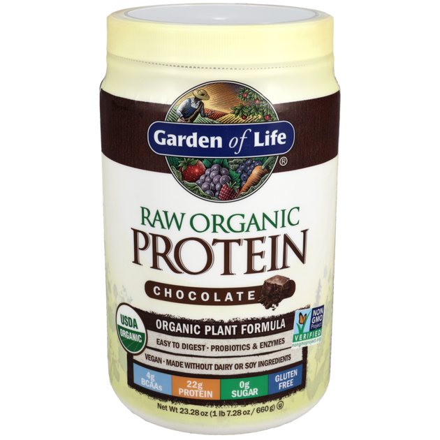 RAW Organic Protein - Real Raw Chocolate, 660 g