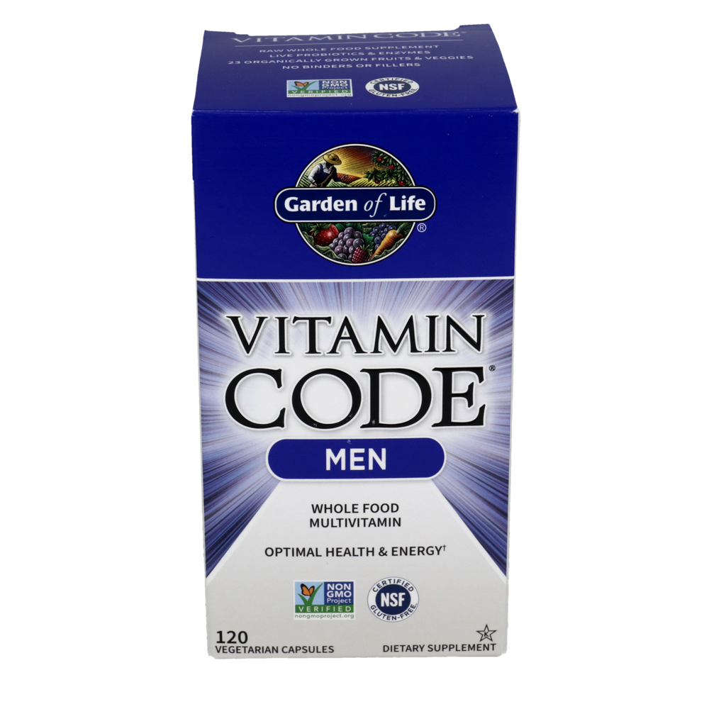 Vitamin Code® Men’s Multivitamin, 120 Vegetarian Capsules