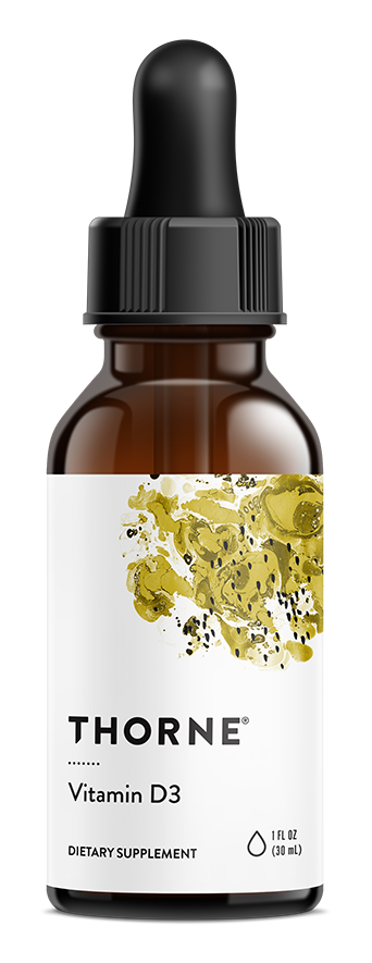 Vitamin D3 Liquid, 30 mL Liquid , Brand_Thorne Research Form_Liquid Size_30 mL