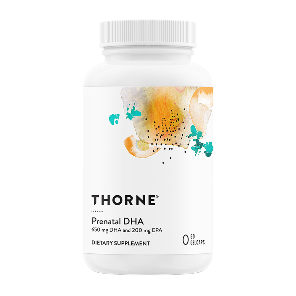 Prenatal DHA, 60 Gelcaps , Brand_Thorne Research Form_Gelcaps Size_60 Gelcaps