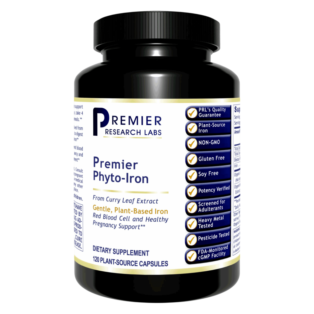 Premier Phyto-Iron, 120 Capsules , Brand_Premier Research Labs capsules Form_Capsules Requires Consultation Size_120 Capsules